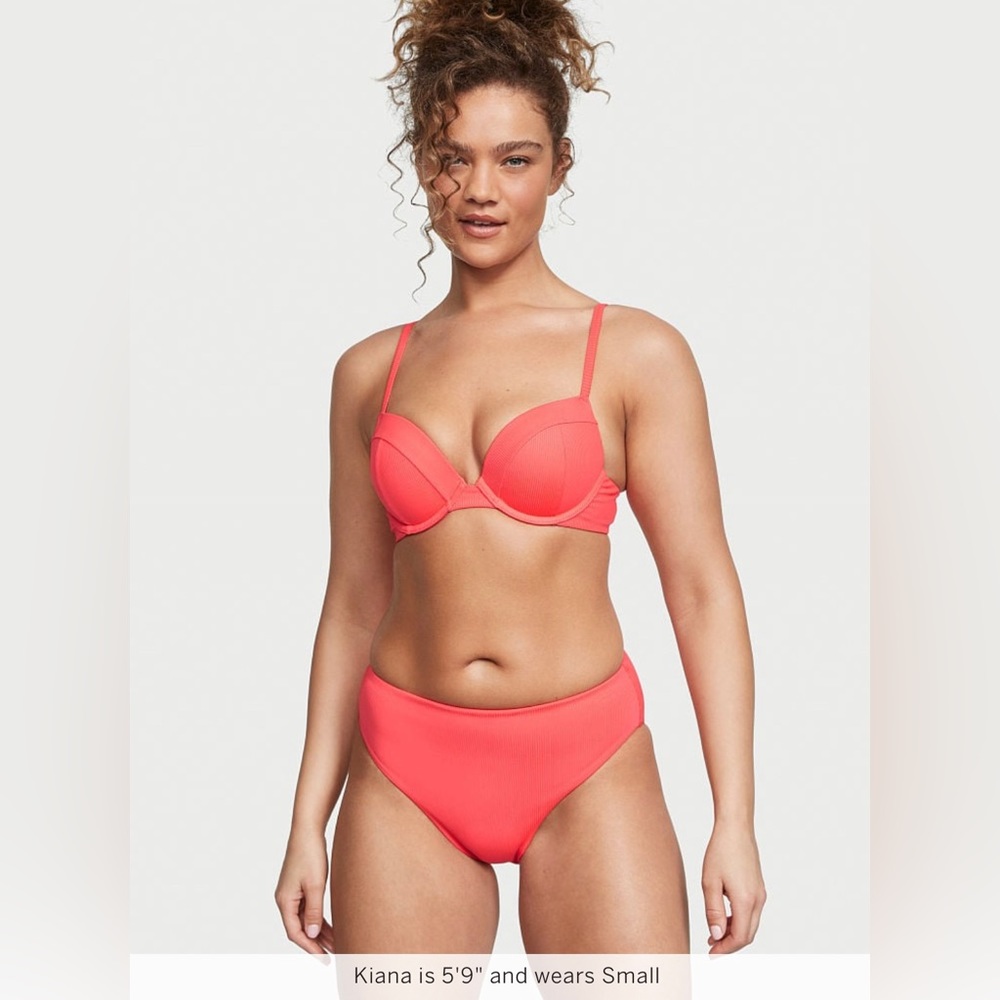 🆕 VICTORIA'S SECRET SWIM Mix-and-Match High-Waist Full Coverage Bikini Bottoms - Picture 3 of 14